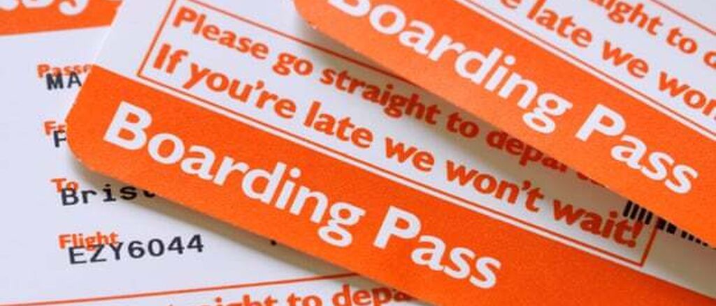 2019 10 Boarding Pass Easy Jet